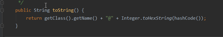 Object的toString